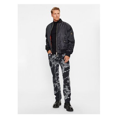 Versace Jeans Couture Jeansy 75GAB5S0 Černá – Zboží Mobilmania