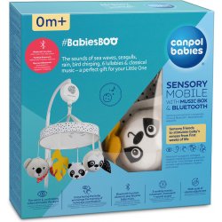 CANPOL 68/093 Senzorický kolotoč s hudebním boxem/Bluetooth BabiesBoo