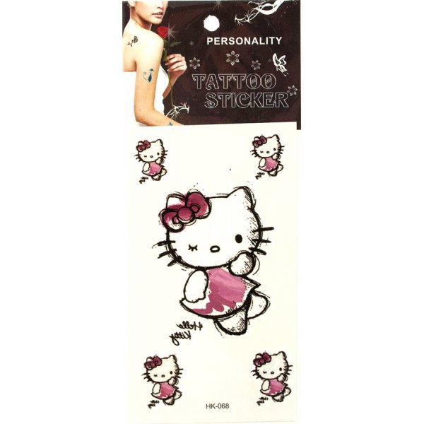  Metallic Tattoo Dočasné Tetování Hello Kitty