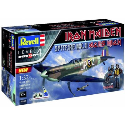 RevellSpitfire Mk.II Aces High Iron Maiden giftset 1:32 – Zboží Dáma