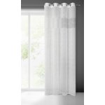 EUROFIRANY ZÁVĚS NA KROUŽCÍCH VICKY 140X250 CM BÍLÁ – Hledejceny.cz