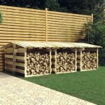 VidaXL Pergoly se střechou 6 ks 100x90x100 cm impregnovaná borovice – Zboží Dáma