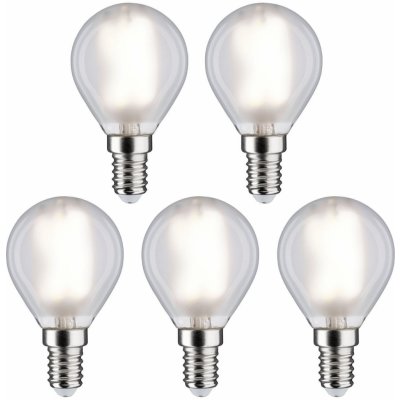 Paulmann P 29098 Filament 230V LED kapka E14 5x4,8W 4000K mat – Hledejceny.cz