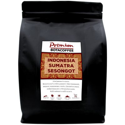 BotaCoffee Indonesia Sumatra Sesongot Gayo zrnková 1 kg – Hledejceny.cz