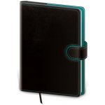 Helma A5 Týdenní 2026 Flip černo/petrolejový – Zboží Dáma