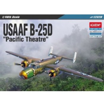 Academy Model Kit letadlo 12328 USAAF B 25D Pacific Theatre 1:48