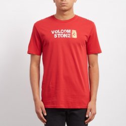 Volcom Stence Bsc Ss Engine Red