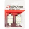 Autožárovka 4Cars 92605 Festoon 5050SMD 12V 9LED C5W T11x44mm bílá 2ks