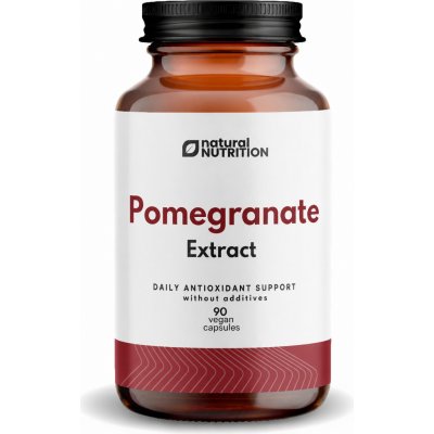 Natural Nutrition Extrakt z granátového jablka kapsle 90 kapslí – Hledejceny.cz