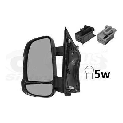 Vnější zpětné zrcátko VAN WEZEL 1651805 | Zboží Auto