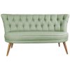 Pohovka Atelier del Sofa 2-Seat Sofa Richland LoveseatPetrol Green