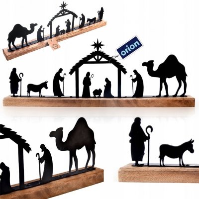 Dekorace z mangového dřeva ORION Betlém 505cm – Hledejceny.cz