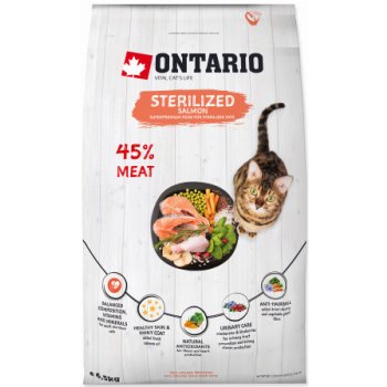 Ontario Cat Sterilised Salmon 6,5 kg