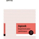 Optys 1221 Zápisník bezpečnosti práce pracovníka A5 nepropisovací 20 listů – Zboží Dáma