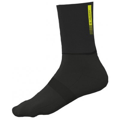Alé Cycling zimní cyklistické ponožky AERO WOOL SOCKS H18 černé/žluté – Zboží Mobilmania