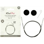 KnitPro lanko otočné černé 56cm (celková délka 80cm) – Zboží Dáma