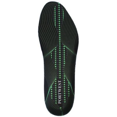 Gelová vložka Cushion & Arch Support Black/Green černá