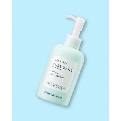 THANK YOU FARMER Back To Pure Daily Foaming Gel Cleanser - jemný čistící gel 200 ml – Zbozi.Blesk.cz