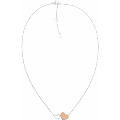 Tommy Hilfiger Slušivý ocelový náhrdelník se srdíčky 2780743 – Zboží Mobilmania