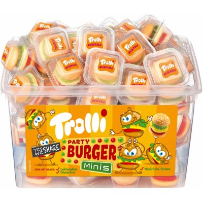 Trolli mini burger 60 ks – Sleviste.cz