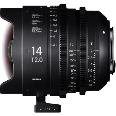 SIGMA CINE 14mm T2 FF F/CE METRIC Canon EF