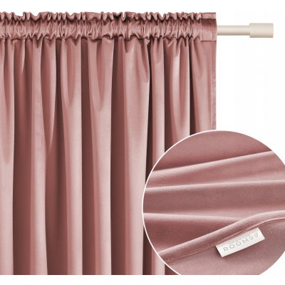 Hotový závěs Room99 VELUR indická růže 180x250 cm páska – Hledejceny.cz