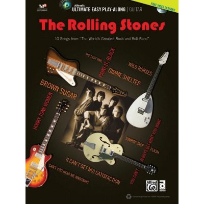 Ultimate Easy Guitar Play-Along The Rolling Stones noty tabulatury na snadnou kytaru +DVD