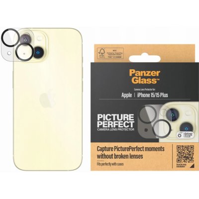 PanzerGlass Camera Protection Apple iPhone 15 / 15 Plus - Plate 1136 – Zboží Živě