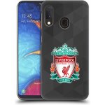 Pouzdro Head Case Samsung Galaxy A20e ZNAK LIVERPOOL FC OFFICIAL GEOMETRIC BLACK