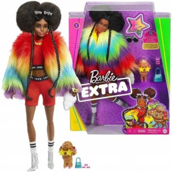 Panenka Mattel Barbie Extra Shine Bright s doplňky