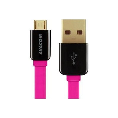 AVACOM MIC-40P kabel USB - Micro USB, 40cm, růžová - AVACOM DCUS-MIC-40P – Zbozi.Blesk.cz
