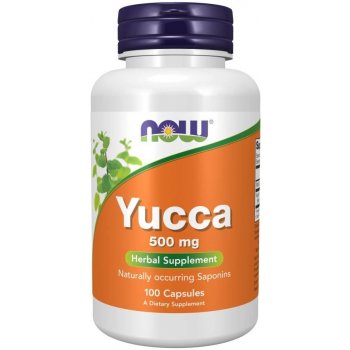 Now Foods YUCCA 500 mg 100 kapslí