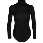 Icebreaker Wmns Queens LS High Neck Bodysuit, Black – Zboží Mobilmania