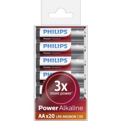 PHILIPS Power Alkaline AA 20ks LR6P20T/10