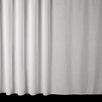 Českomoravská textilní voálová záclona PEGGIE 11 hustě tkaná bez vzoru, s olůvkem, bílá, výška 270cm ( v metráži)