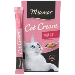 Miamor Cat Snack Cream Malt se sýrem 6 x 15 g