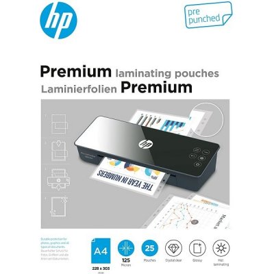 HP Premium A4 proděrované 125 Micron, 25 ks