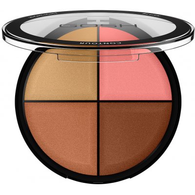 Gosh Contour'n Strobe konturovací a rozjasňující paleta 2 Medium 15 g – Zboží Dáma
