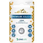 ETA PREMIUM ALKALINE LR44 1ks LR44PREM1 – Zboží Živě