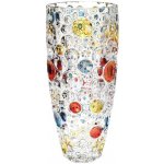 Bohemia Crystal Jihlava Váza 35 cm Lisboa - barevný listr – Hledejceny.cz
