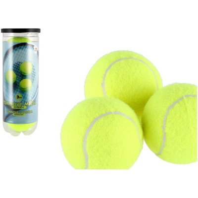Teddies Míček tenisový reakreační 3 ks v tubě – Zboží Mobilmania