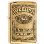 Zippo benzínový JACK DANIEL 24146’S LABEL BRASS EMBLEM – Zboží Mobilmania