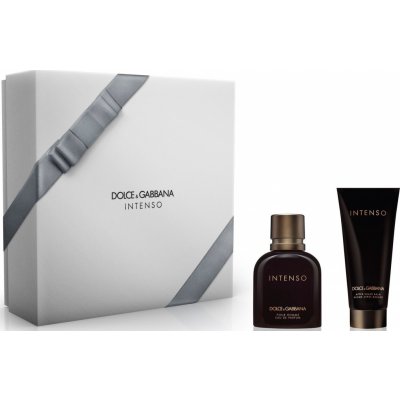 Dolce & Gabbana Intenso Pour Homme EDP 75 ml + balzám po holení 100 ml dárková sada – Zboží Mobilmania