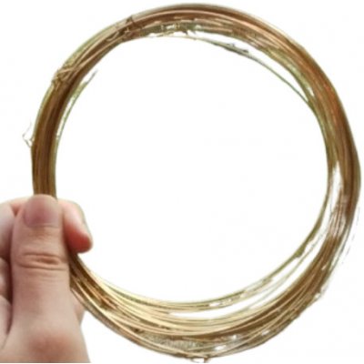 Kruh na krk 120 mm zlato 1ks AKCE – Zboží Mobilmania