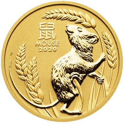 The Perth Mint zlatá mince Gold Lunární Série III Rok Myši 2020 1 oz – Hledejceny.cz