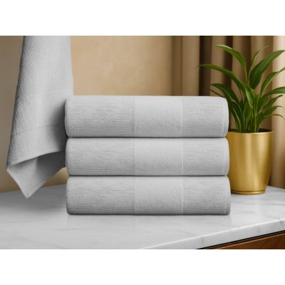Textilomanie ručník CARRARA 60 x 100 cm světle šedý – Zboží Dáma