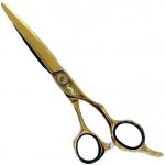 Mr. Mustache Kadeřnické nůžky Engrave Gold 6,0" – Sleviste.cz