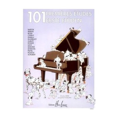 101 Premieres Etudes pro klavír 1096592 – Zboží Mobilmania