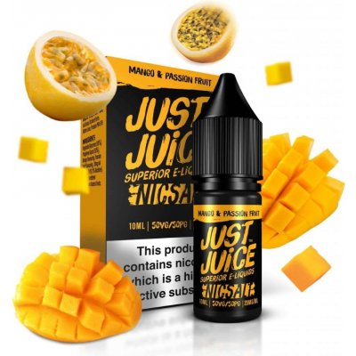 Just Juice Salt Mango & Passion Fruit 10 ml 20 mg – Zbozi.Blesk.cz