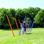 Trixie agility slalom tyče 12ks – Zbozi.Blesk.cz